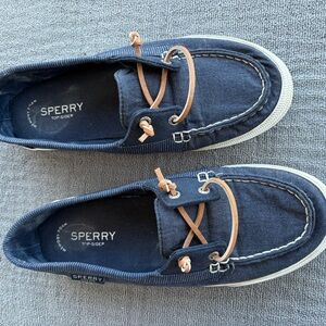 Sperry Navy Slip-On Sneakers Size 9 Women’s